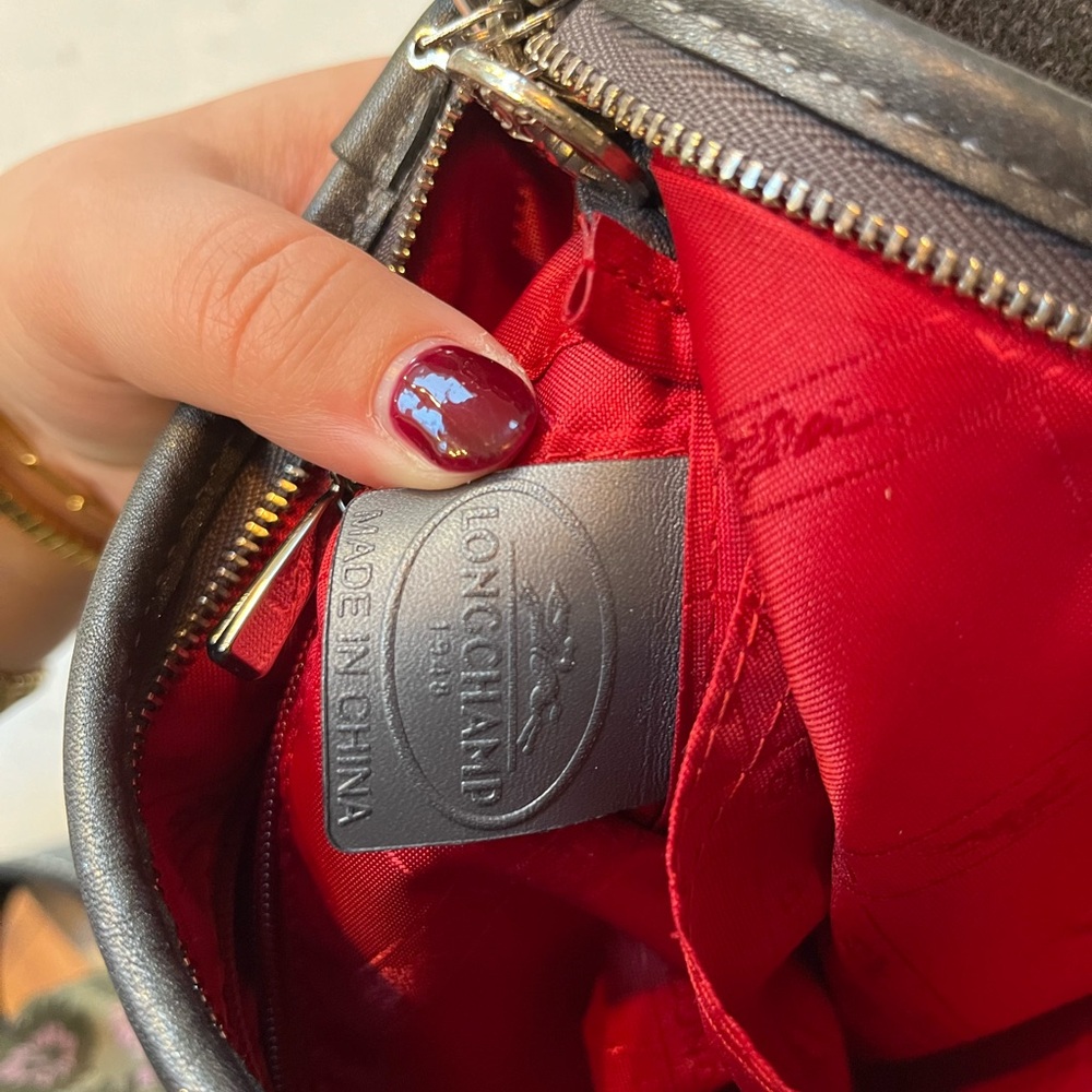 Longchamp metallic gray Crossbody - Picture 5 of 8